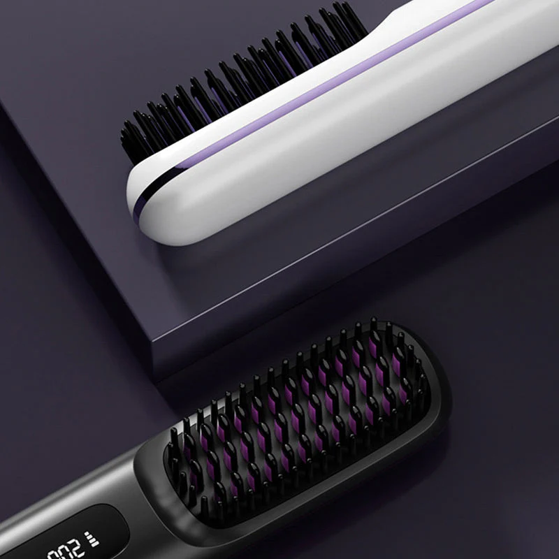 🔥Summer Hot Sale🎁Wireless Ceramic Heating Hair Straightening Comb