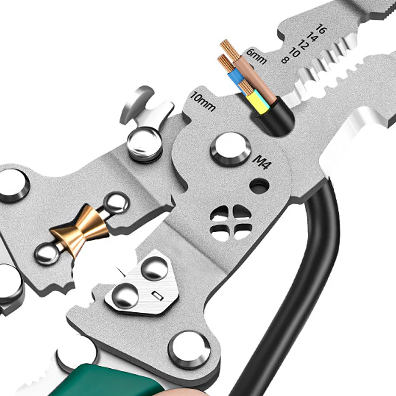 👷‍♂️Multifunctional Foldable Wire Stripping Scissors with Electrical Test👷‍♂️
