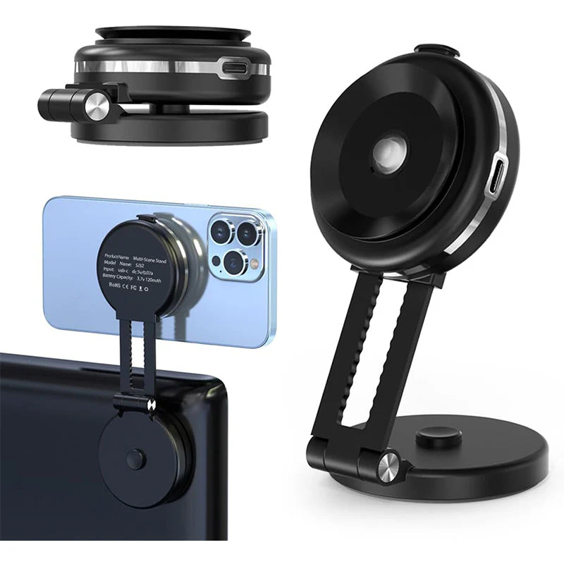 Double Suction Cup Wireless Charging Phone Holder