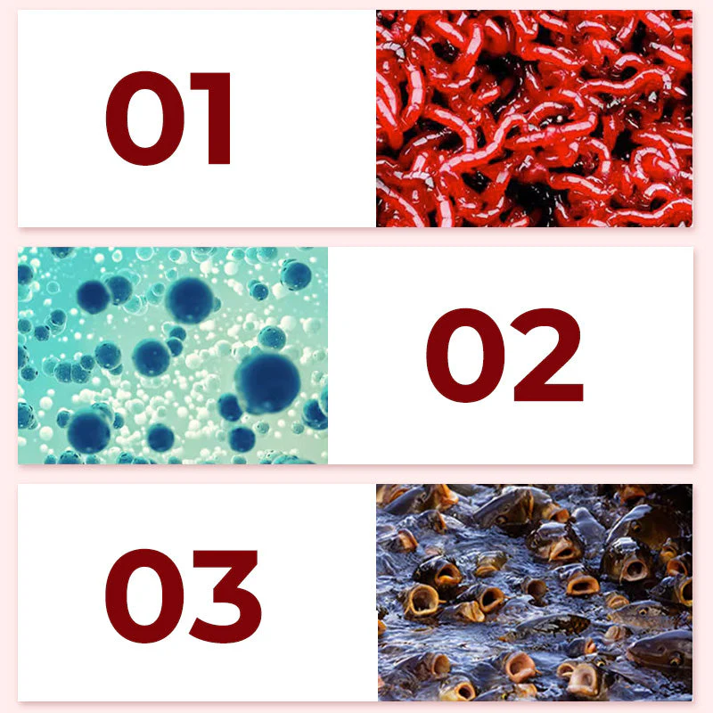 Concentrated universal liquid bait with redworm