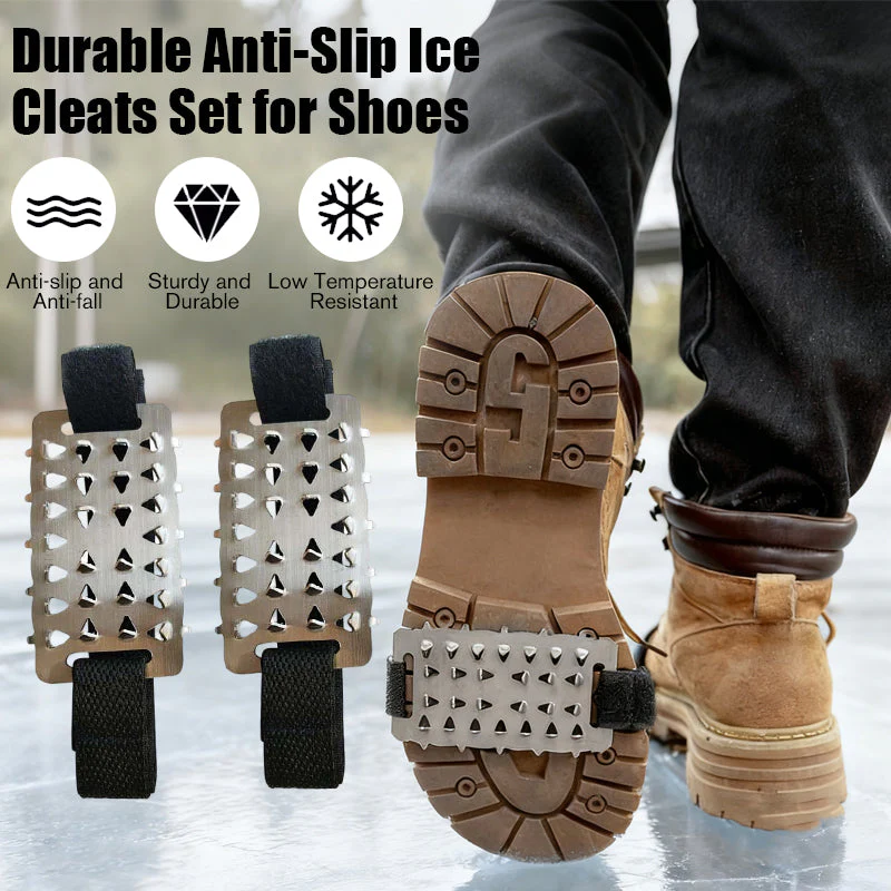 ❄️Durable Anti-Slip Ice Cleats Set for Shoes