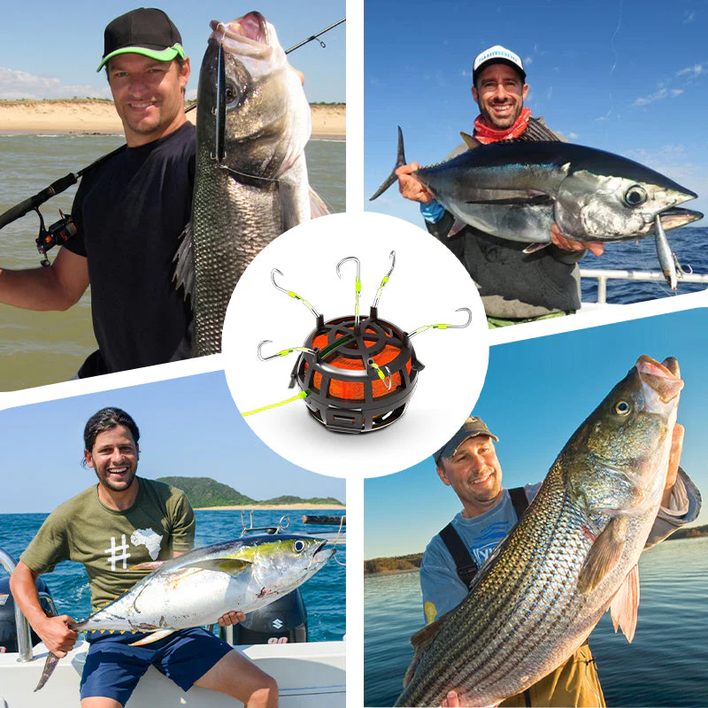 Reverse Bottom Bait Cage Fishing Hook