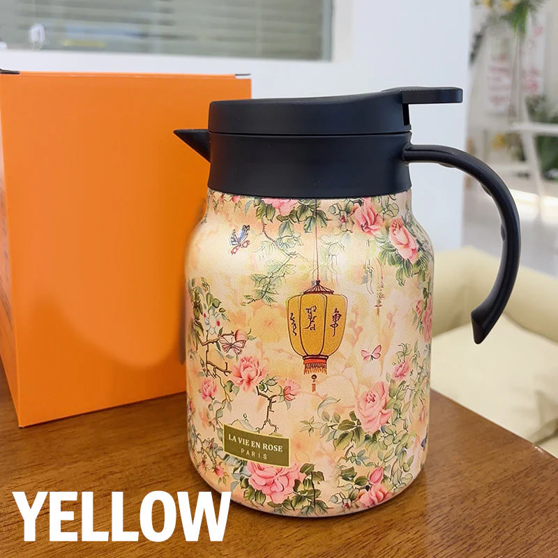 🔥HOT SALE50% OFF🔥1000ml Vacuum Insulated Teapot with Strainer