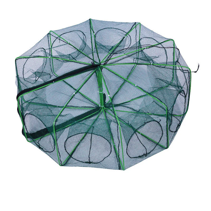 Auto-Foldable Strengthened Fishing Trap Net