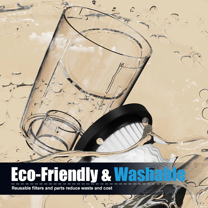 2-in-1 Powerful Wireless Vacuum Cleaner