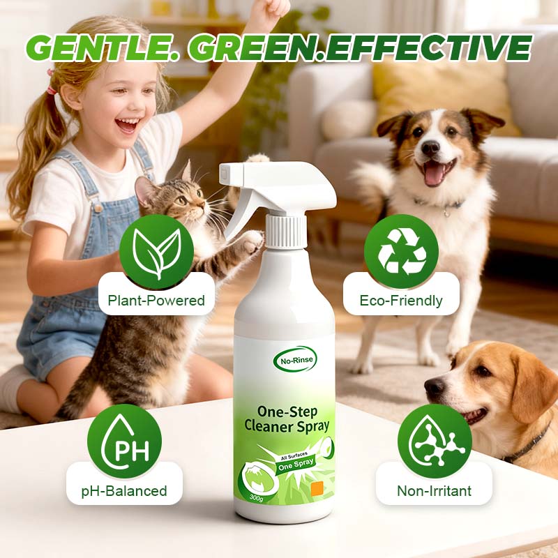 🧼 BUY 3 GET 1 FREE! ✨ All-Purpose No-Rinse Spray - Cleans & Disinfects All Surfaces in Seconds 🚿📦