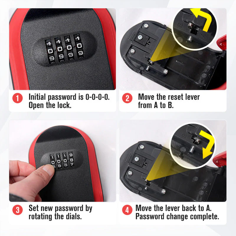 🔥2024 Hot Sale🔥Large Key Capacity Cabinet with Combination Lock