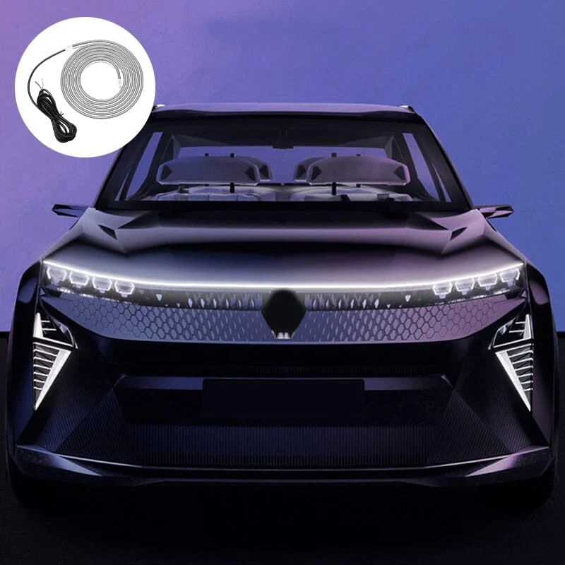 🔥【Dynamic Scan HoodBeam Kit】- 50% OFF! Light up your hood with hypnotic smooth scanning effects! ✨🚗