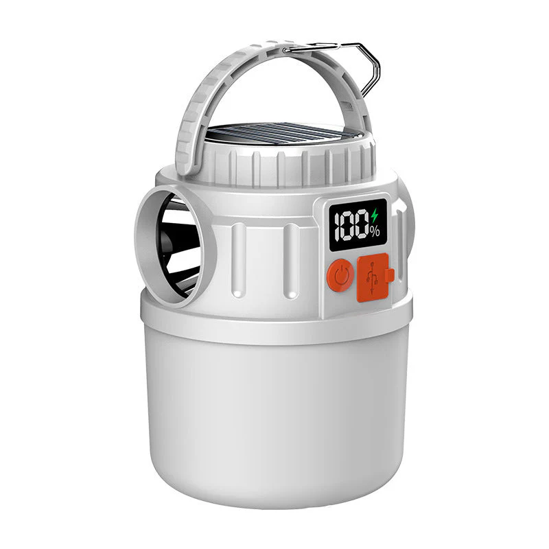 Solar Digital Display Dual Light Source Outdoor Light