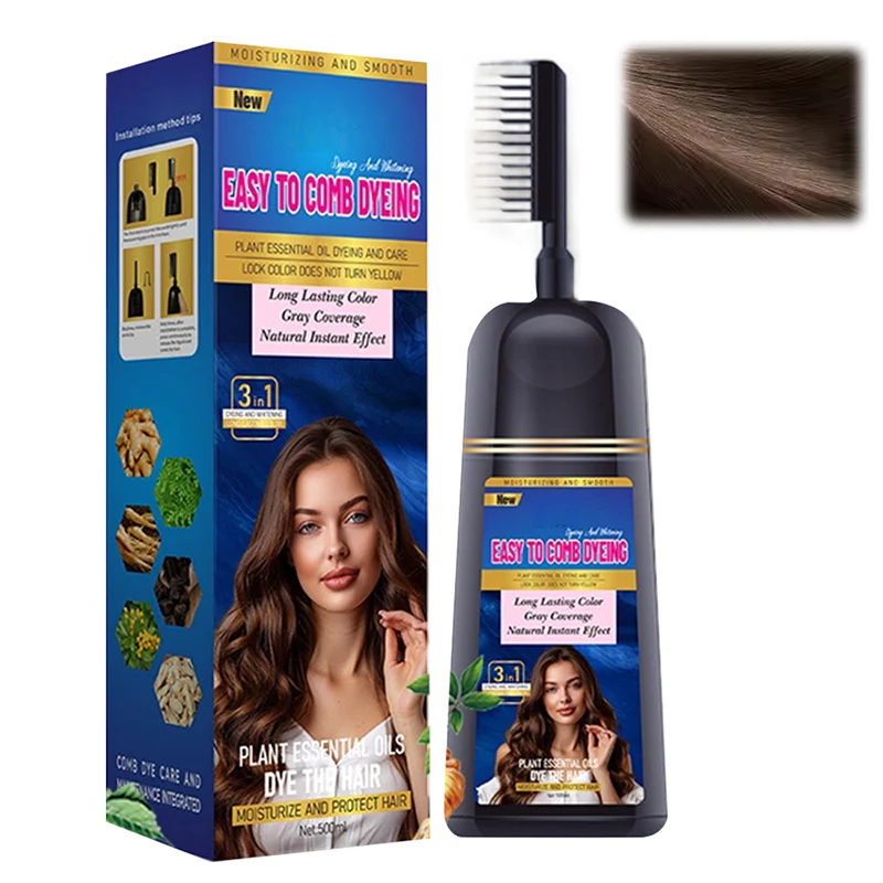 3-in-1 Hair Dye with Comb
