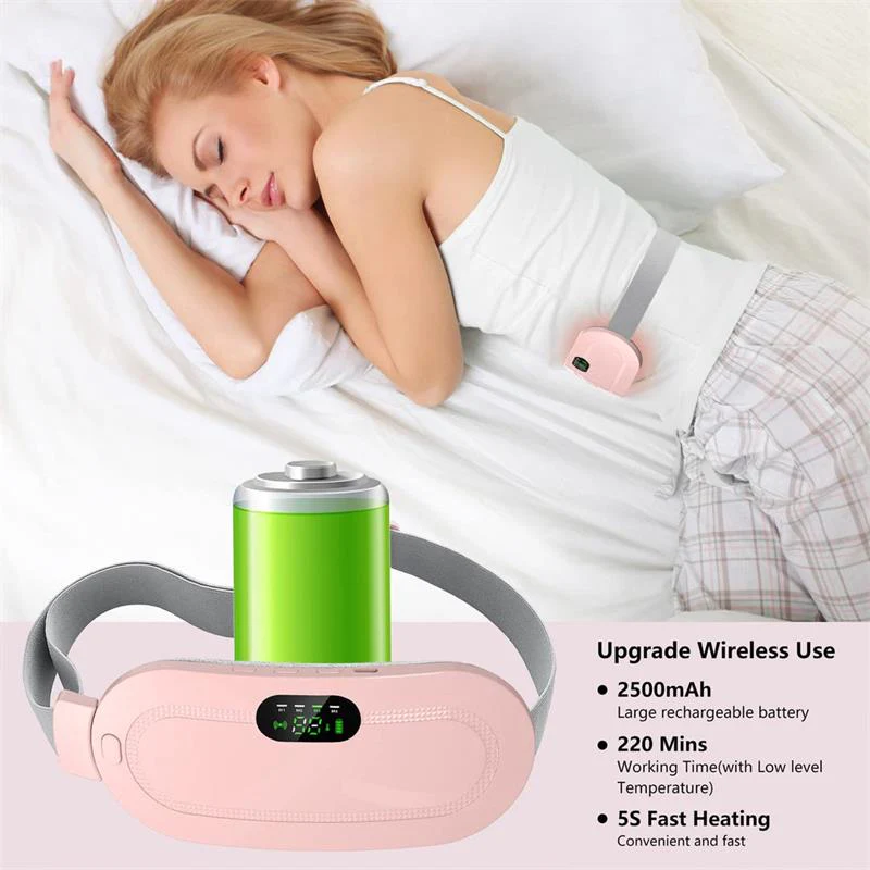 🔥 Warm Embrace: Electric Heated Menstrual Belt!