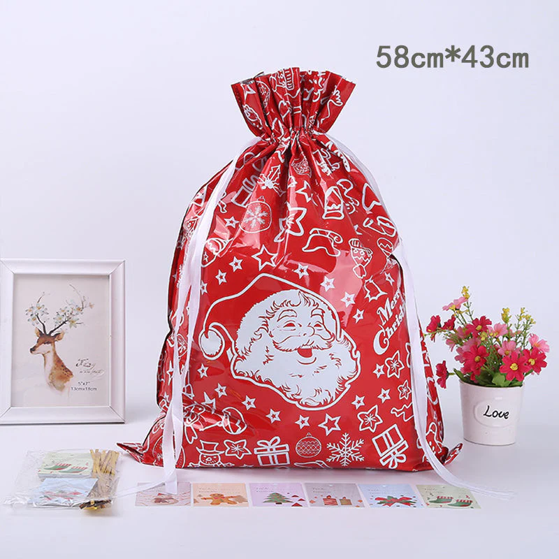 🎅Christmas Sales🎄Drawstring Christmas Gift Bags (Biodegradable)