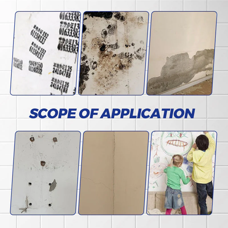 🛡️ Waterproof & Mildew-Resistant Wall Repair Paste🌿