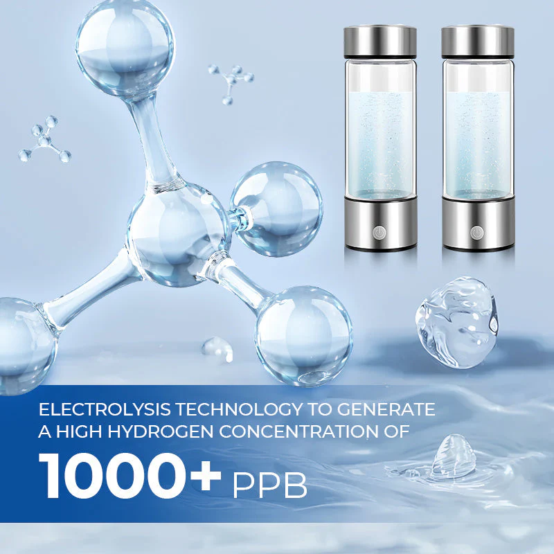 Hydrogen Wellness Bottle 💧 | Pure, Energized Water Anywhere 🌟