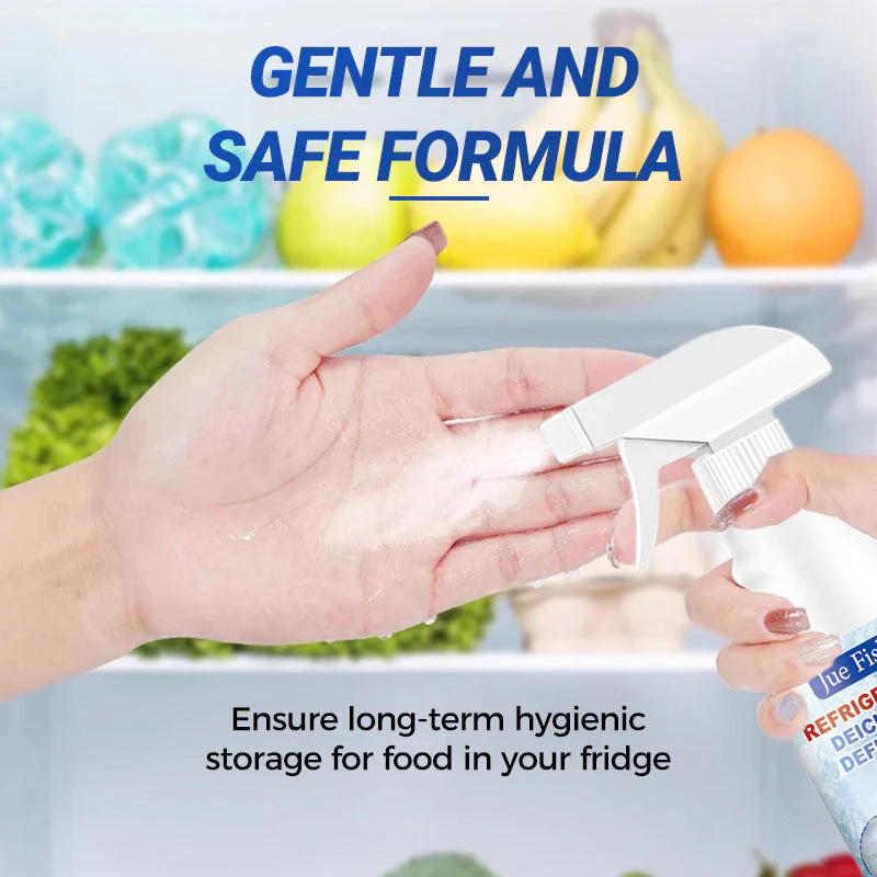 🧊 LAST DAY - BUY 2 GET 1 FREE! ✨ Defrosting Spray for Fridge & Freezer - Rapid Ice Removal with Eco-Friendly Formula for Effortless Cleaning 🌿❄️