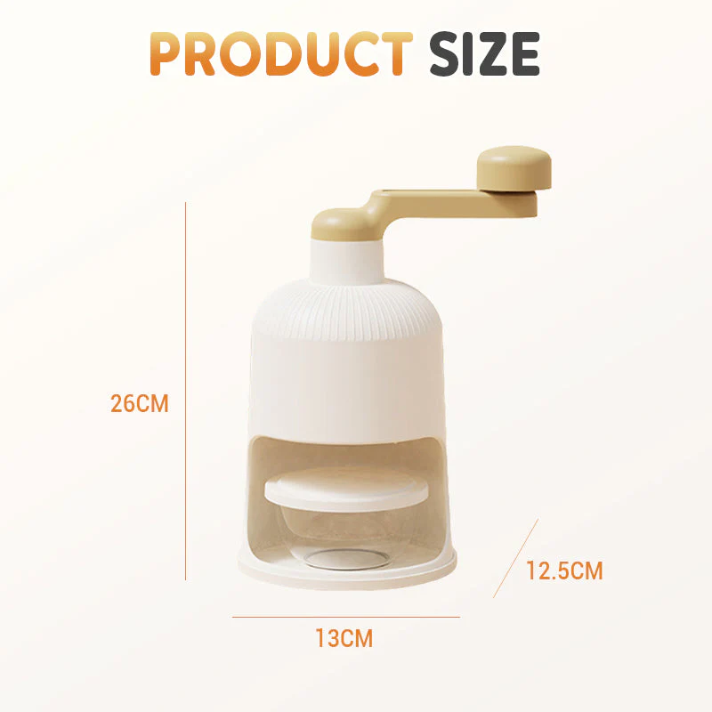 Easy-to-Use Hand Crank Ice Shaver