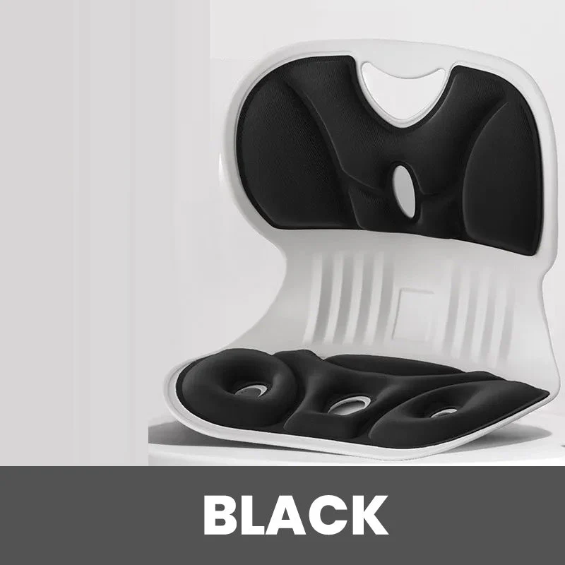 💯Ergonomic back and lumbar support cushion in memory foam for chair