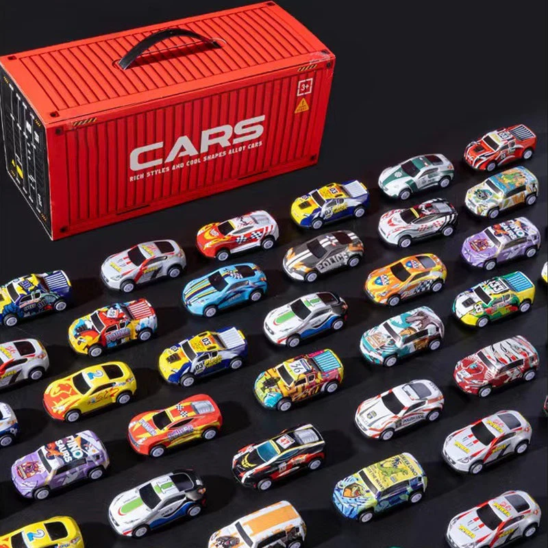 🚨 Over 10,000 Sold! Event 50% Off Direct Sale 48 Mini Pull-Back Cars with Built-In Garage Set