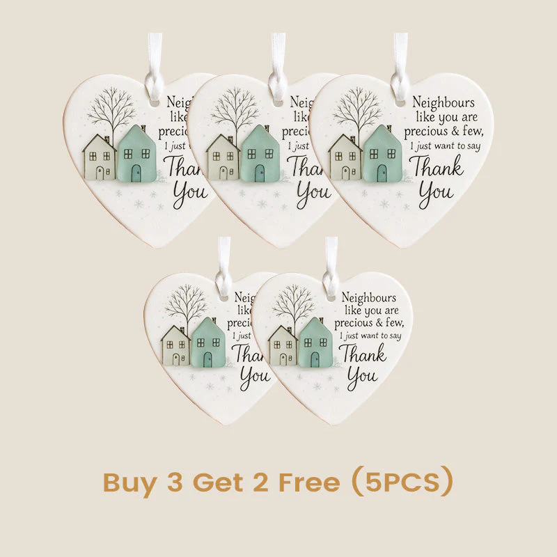 🎉Early Christmas Sale 49% OFF🎄Thank You Neighbours Heart - Shaped Ornament
