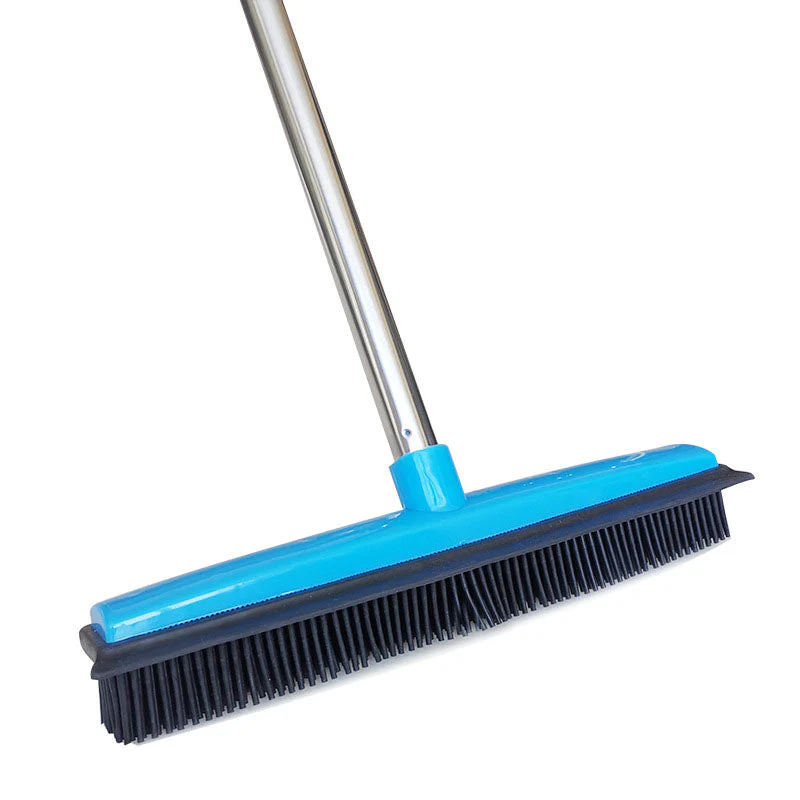 🔥2024 Hot Sale🔥Rubber Bristle Sweeper for Dusting and Pet Hair