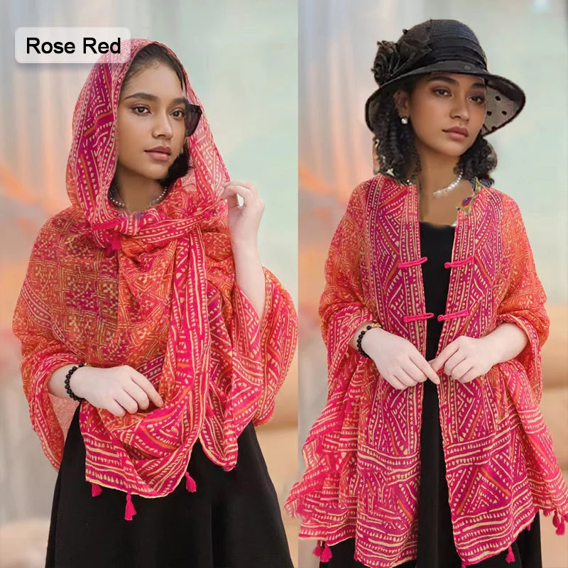 🔥2024 Fall Hot Sale🔥Women's Button Shawl Scarf for Sun Protection