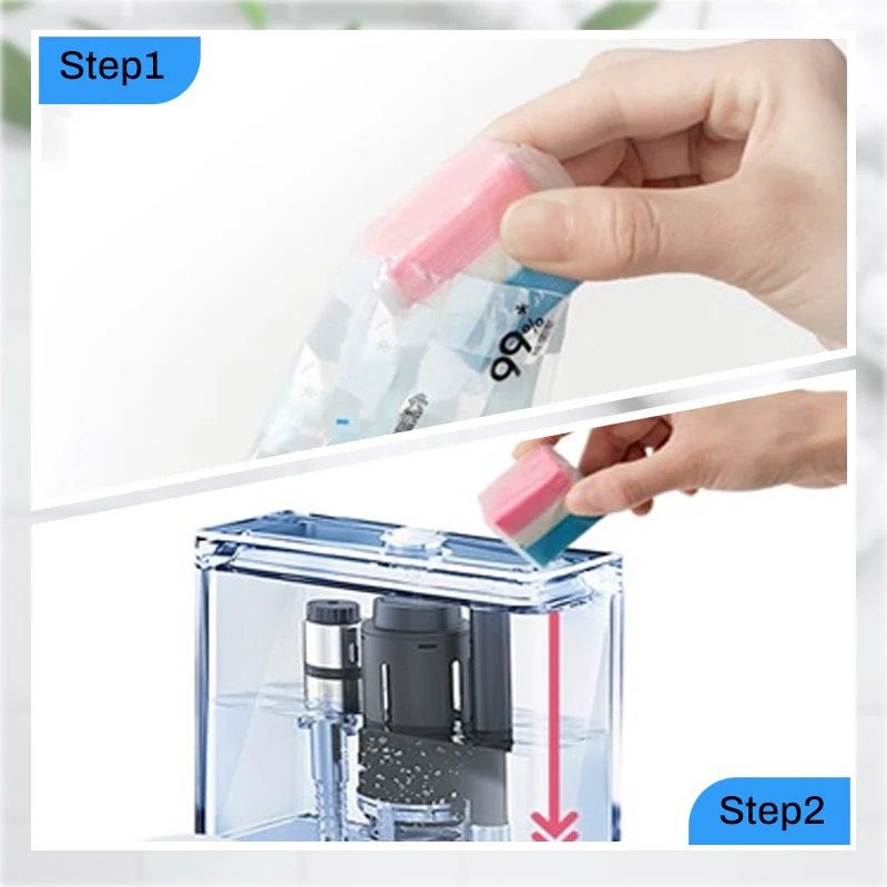 3-in-1 WC-Reinigungsblock – Desodorisiert, Reinigt, Sterilisiert