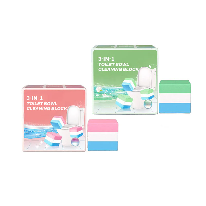 3-in-1 WC-Reinigungsblock – Desodorisiert, Reinigt, Sterilisiert