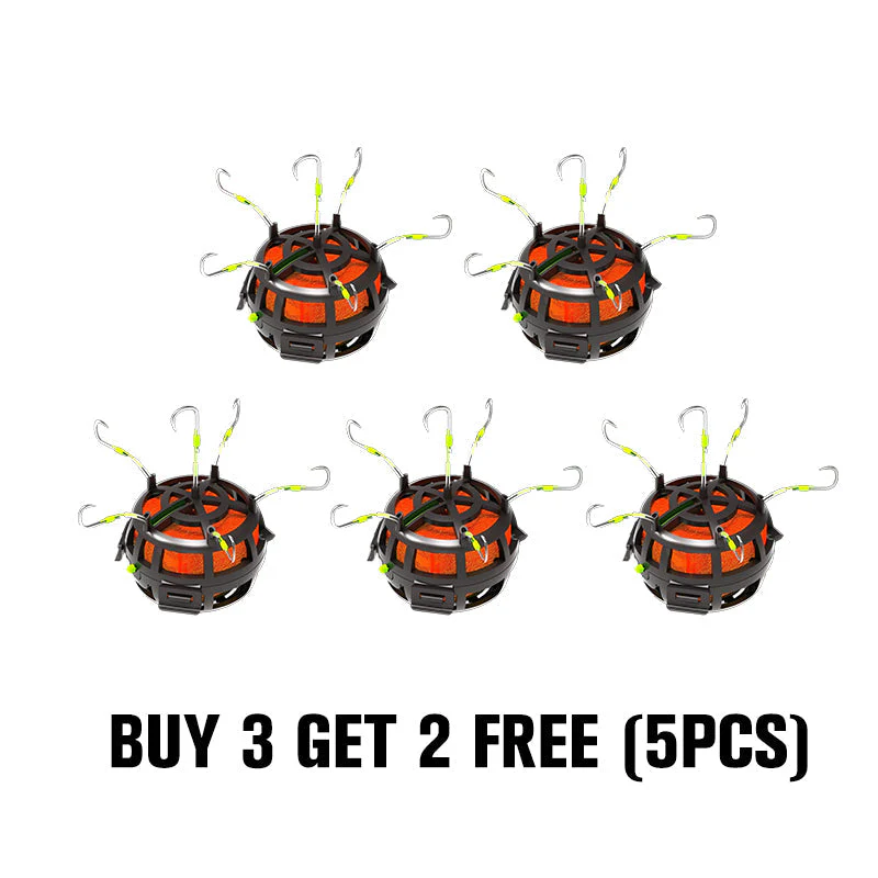 Reverse Bottom Bait Cage Fishing Hook