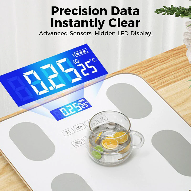 Smart Body Fat Scale with LCD Display