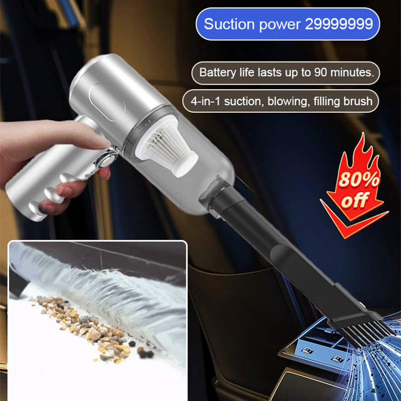 🏆All-in-one cordless blower, vacuum and inflator for home and car👑