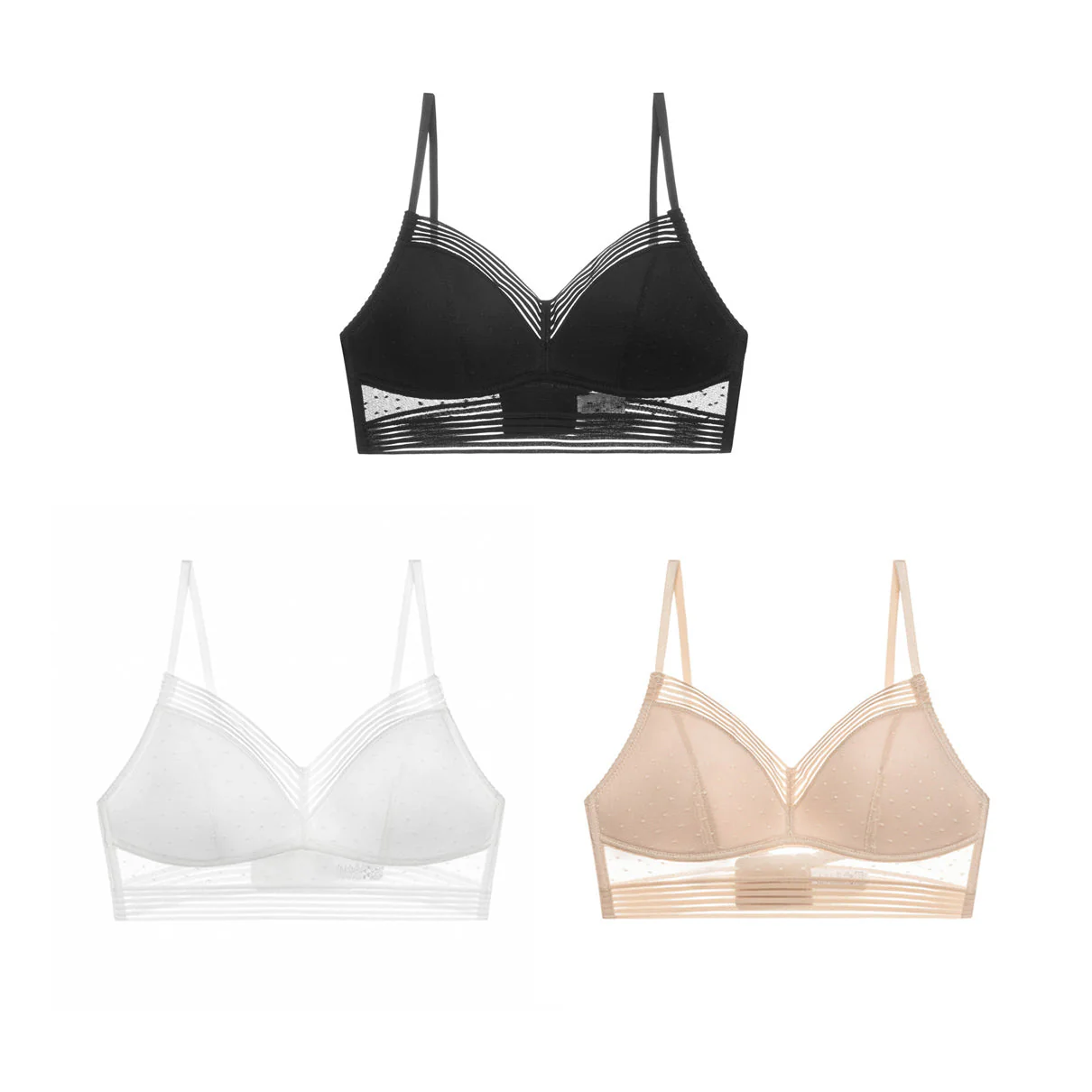 💞BUY 1 GET 3 PCS!!💞Low Back Wireless Lifting Lace Bra