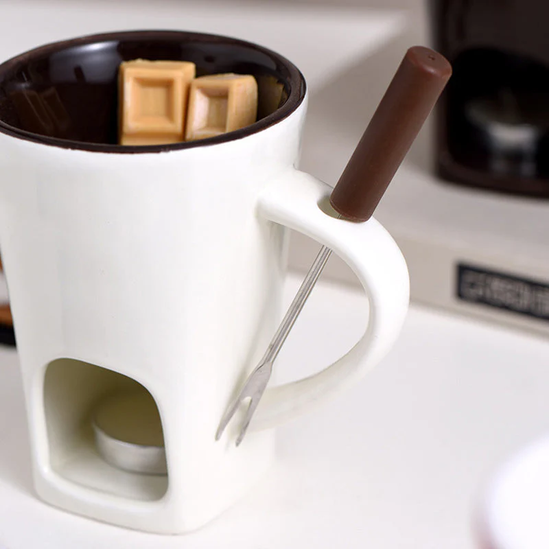 Ceramic Chocolate Fondue Mug