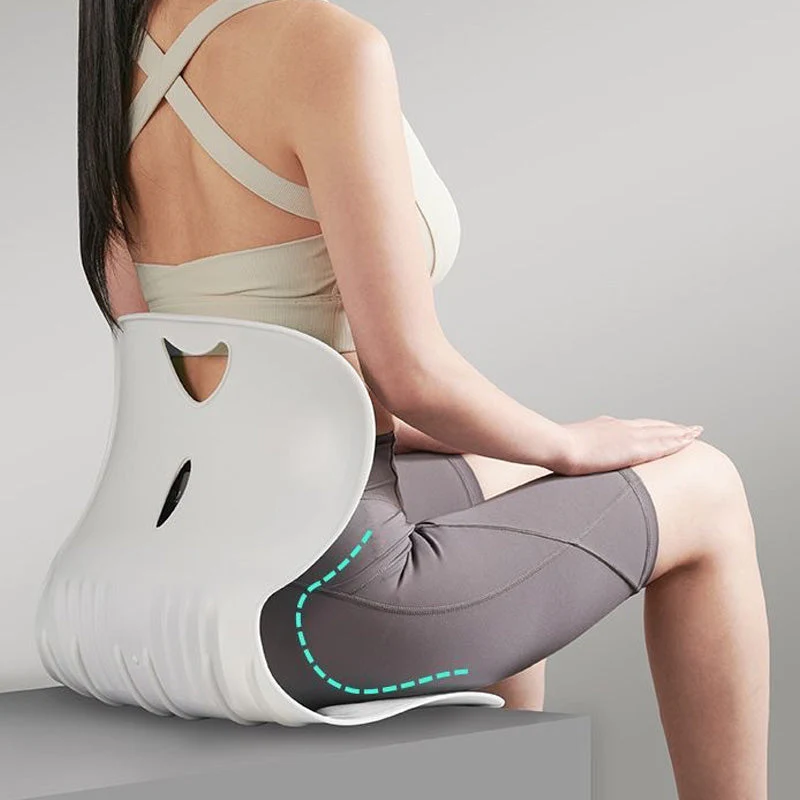 💯Ergonomic back and lumbar support cushion in memory foam for chair