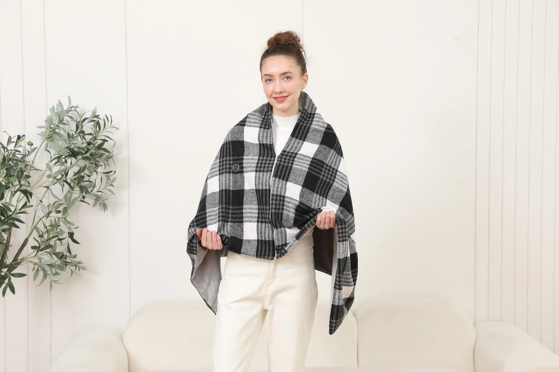 🎄 Special Offers for Christmas 🎄New generation heated scarf - Multifunction heating blanket with intelligent regulation - Sleek version with USB heating