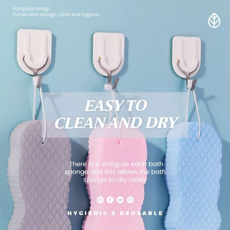 🎁 Buy 2, get 3 free! 🧽 super soft exfoliating bath sponge - soft and caring for the house