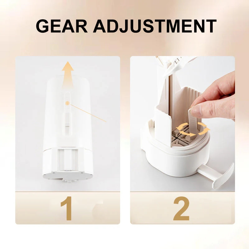 A box that turns soap into powder without touching water