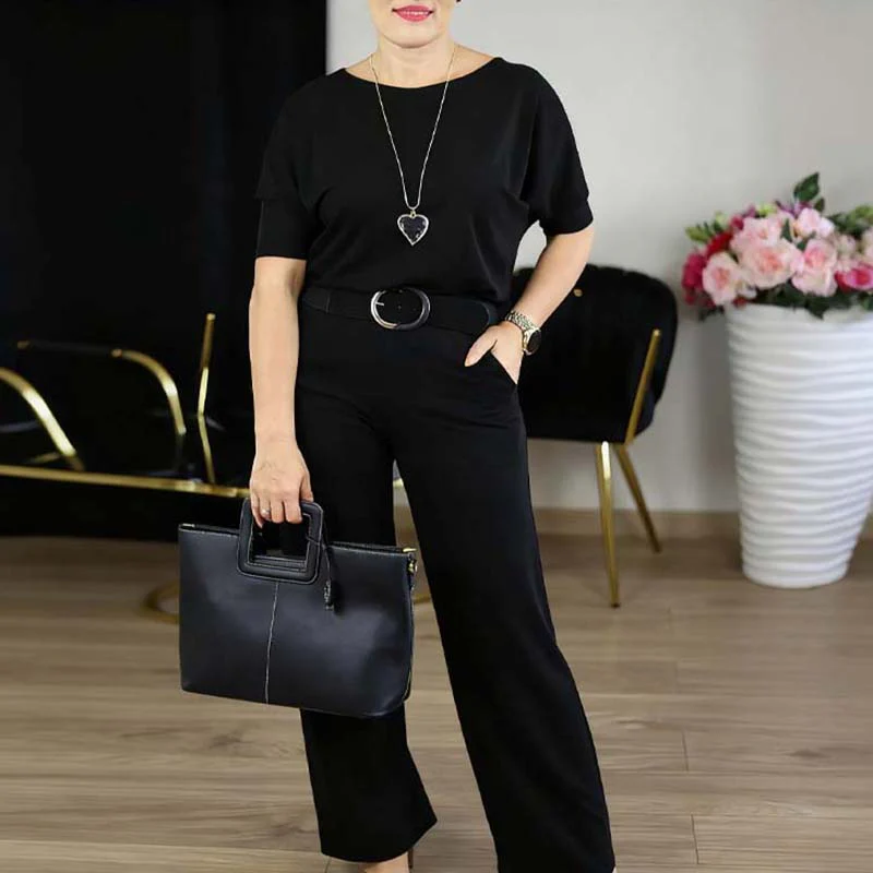 Elegant Longline Cardigan & Top & Pants 3-Pieces Set