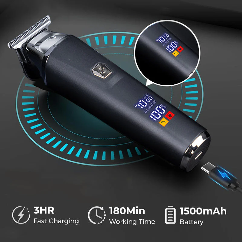 🎁 Hot Sale 50% OFF 🔥Household Digital Display Professional Electric Hair Clipper Set
