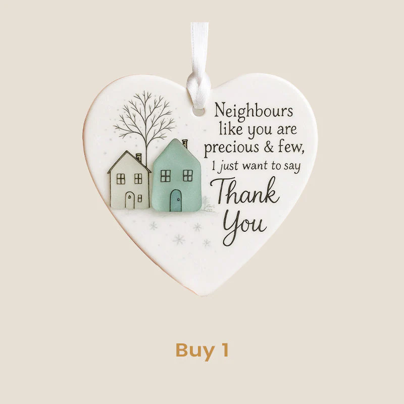 🎉Early Christmas Sale 49% OFF🎄Thank You Neighbours Heart - Shaped Ornament