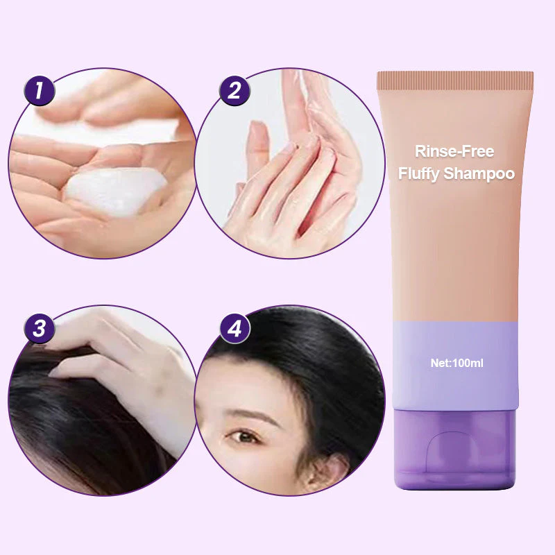 💥HOT SALE 50% OFF💥Rinse-Free Fluffy Shampoo - Ten Seconds to Perfect Hair！