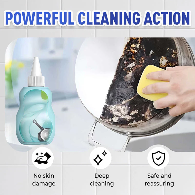 💦🩵Powerful Cookware Cleaner Gel💦 highly effective in removing stains and scale