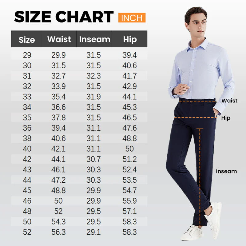 High Stretch Men's Classic Pants👖