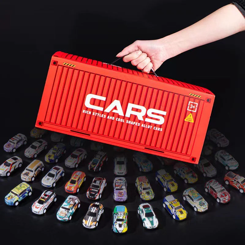 🚨 Over 10,000 Sold! Event 50% Off Direct Sale 48 Mini Pull-Back Cars with Built-In Garage Set