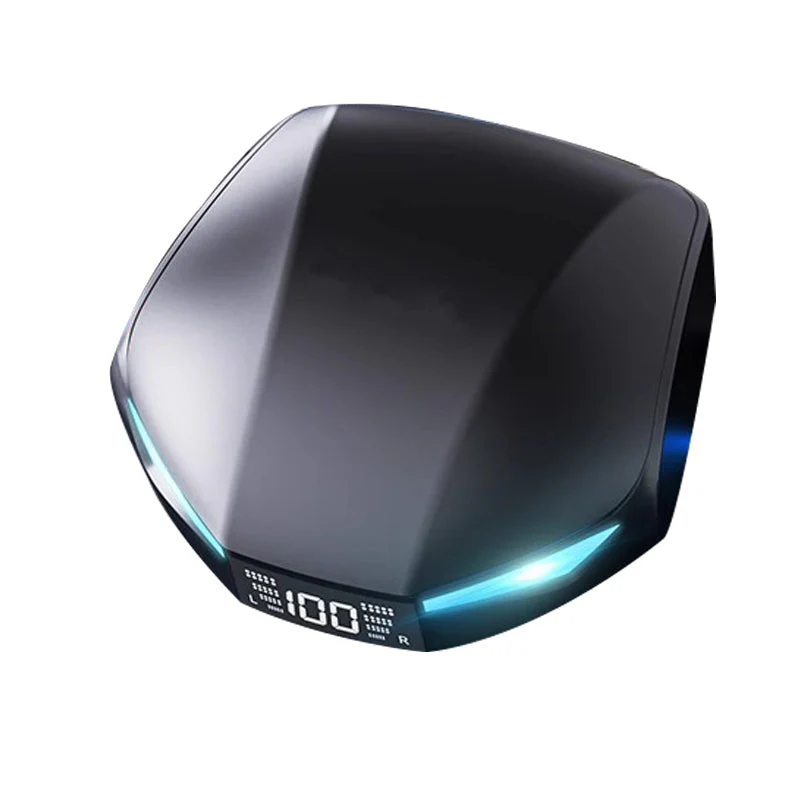 Low-Latency Wireless Earbuds with LED Display