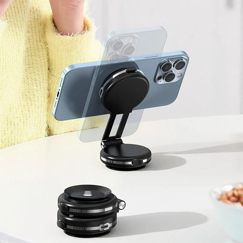 Double Suction Cup Wireless Charging Phone Holder