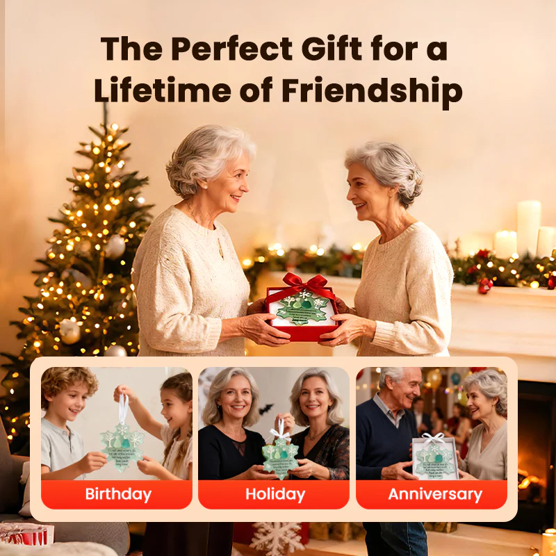 🌊Snowflake-Shaped Sea Glass Friendship Decor❄✨ Shaped by Nature & Crafted by Hand!