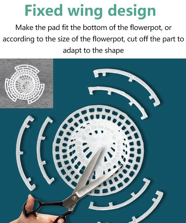 🌿 3D Planter Drainage Spacer – Keep Roots Healthy & Dry! No More Waterlogging or Rot!