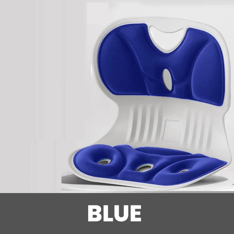 💯Ergonomic back and lumbar support cushion in memory foam for chair