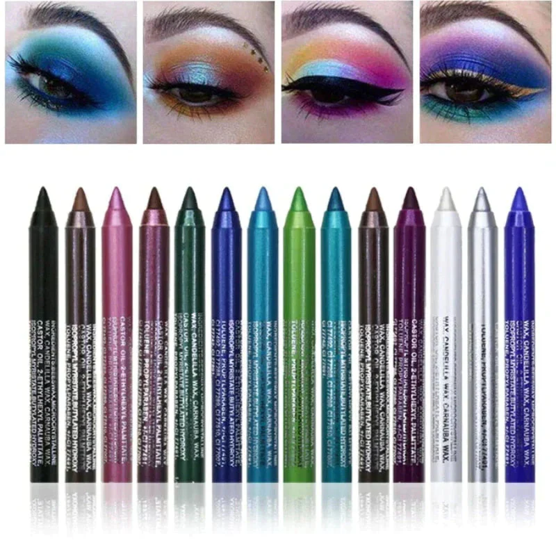 🎁Super Deal💜 50,000 Units Sold✨ 14-Piece Waterproof Gel Eyeliner Set Features metallic and pearlescent finishes Long-lasting, smudge-proof formula✨