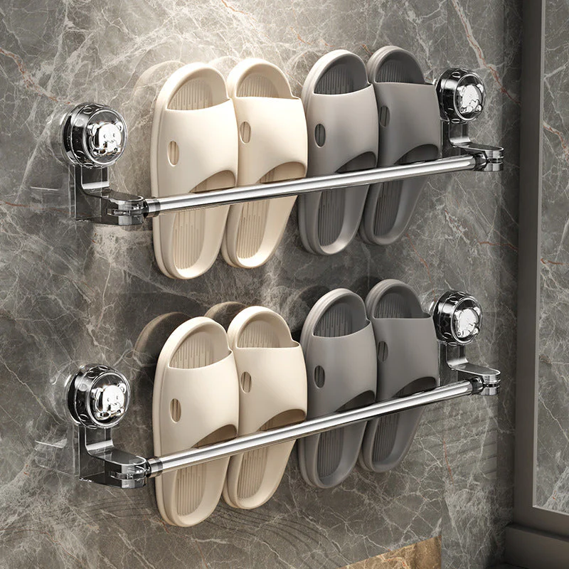 🛁✨ Light Luxury No-Punch - Retractable Suction Cup Towel Bar